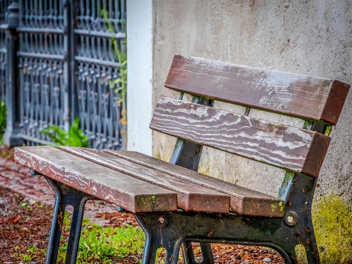 How to Clean and Restore a Weathered Wooden Bench